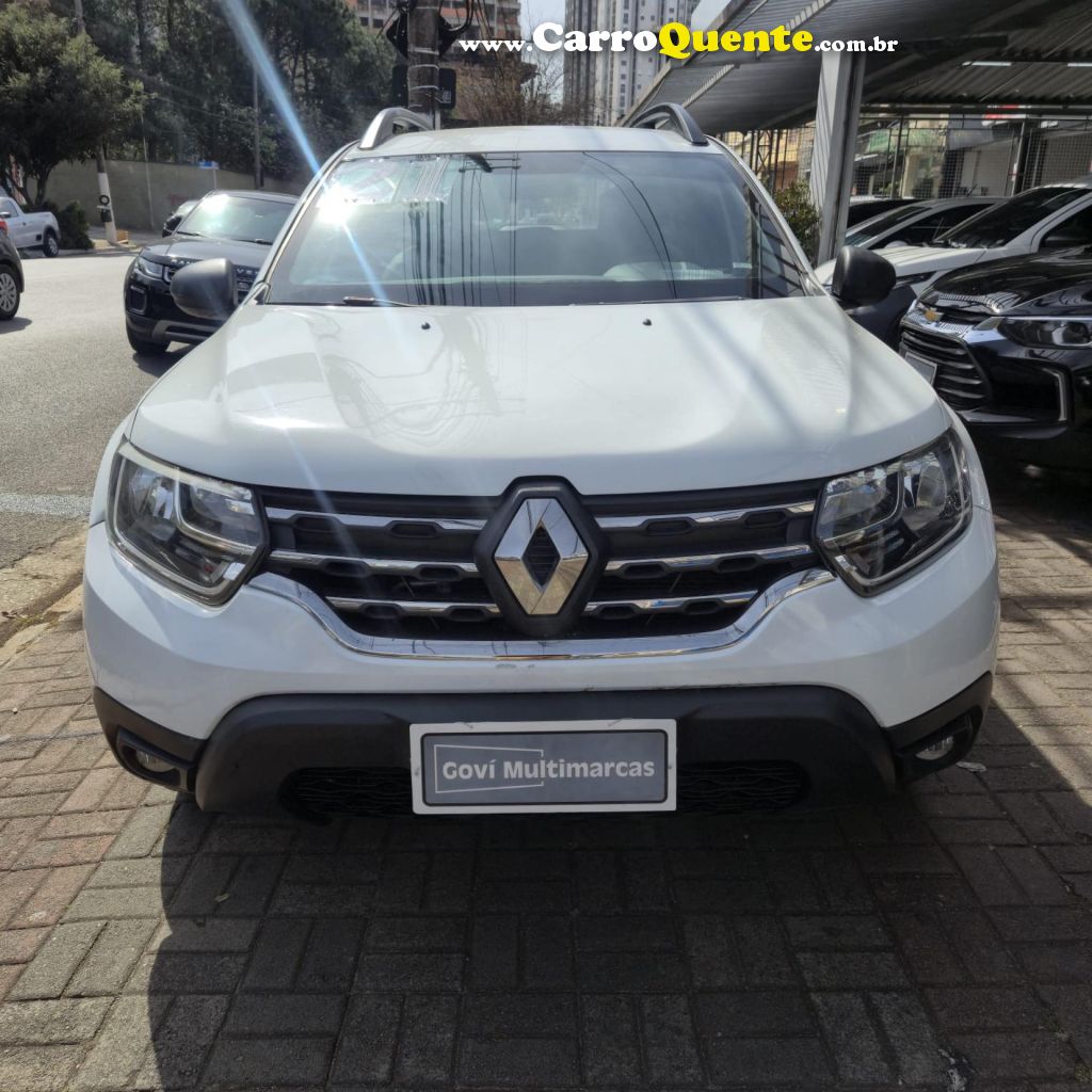 RENAULT   DUSTER ZEN 1.6 16V FLEX MEC.   BRANCO 2021 1.6 FLEX - Loja