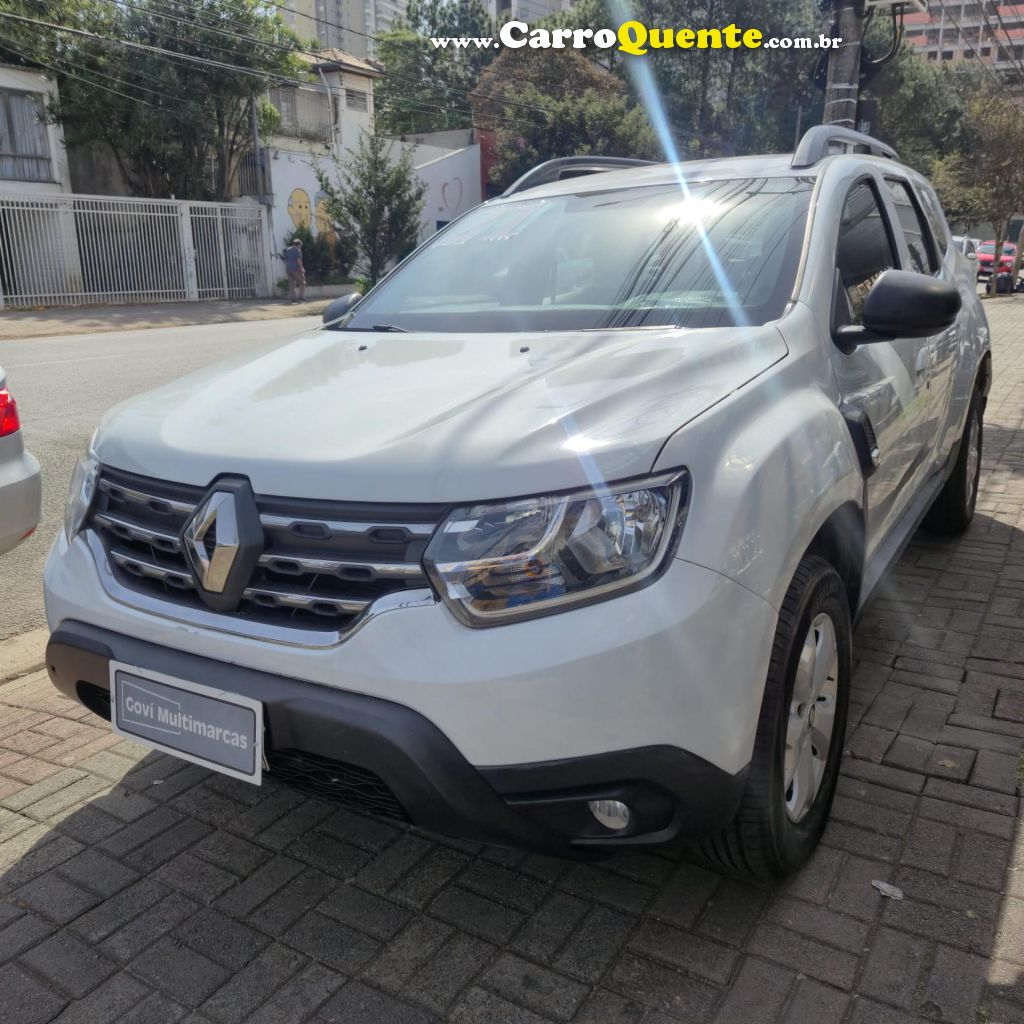 RENAULT   DUSTER ZEN 1.6 16V FLEX MEC.   BRANCO 2021 1.6 FLEX - Loja