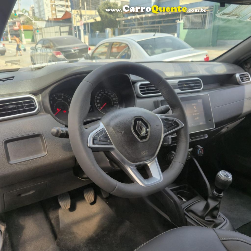 RENAULT   DUSTER ZEN 1.6 16V FLEX MEC.   BRANCO 2021 1.6 FLEX - Loja