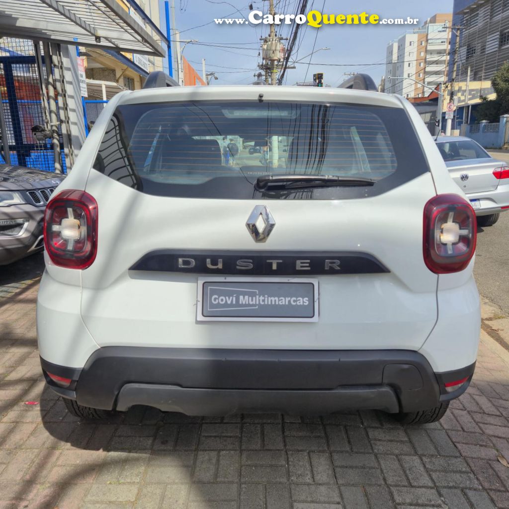 RENAULT   DUSTER ZEN 1.6 16V FLEX MEC.   BRANCO 2021 1.6 FLEX - Loja