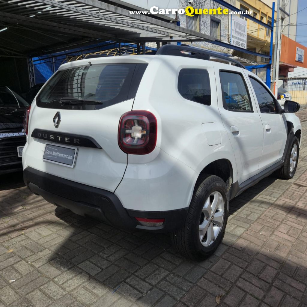 RENAULT   DUSTER ZEN 1.6 16V FLEX MEC.   BRANCO 2021 1.6 FLEX - Loja