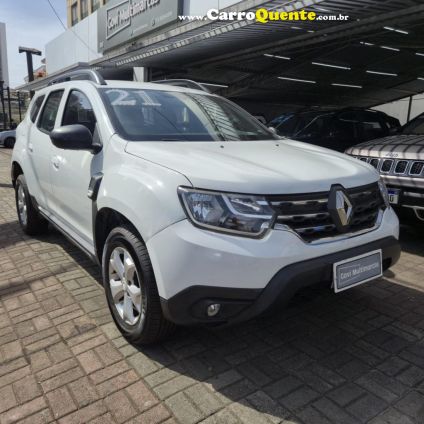 RENAULT   DUSTER ZEN 1.6 16V FLEX MEC.   BRANCO 2021 1.6 FLEX