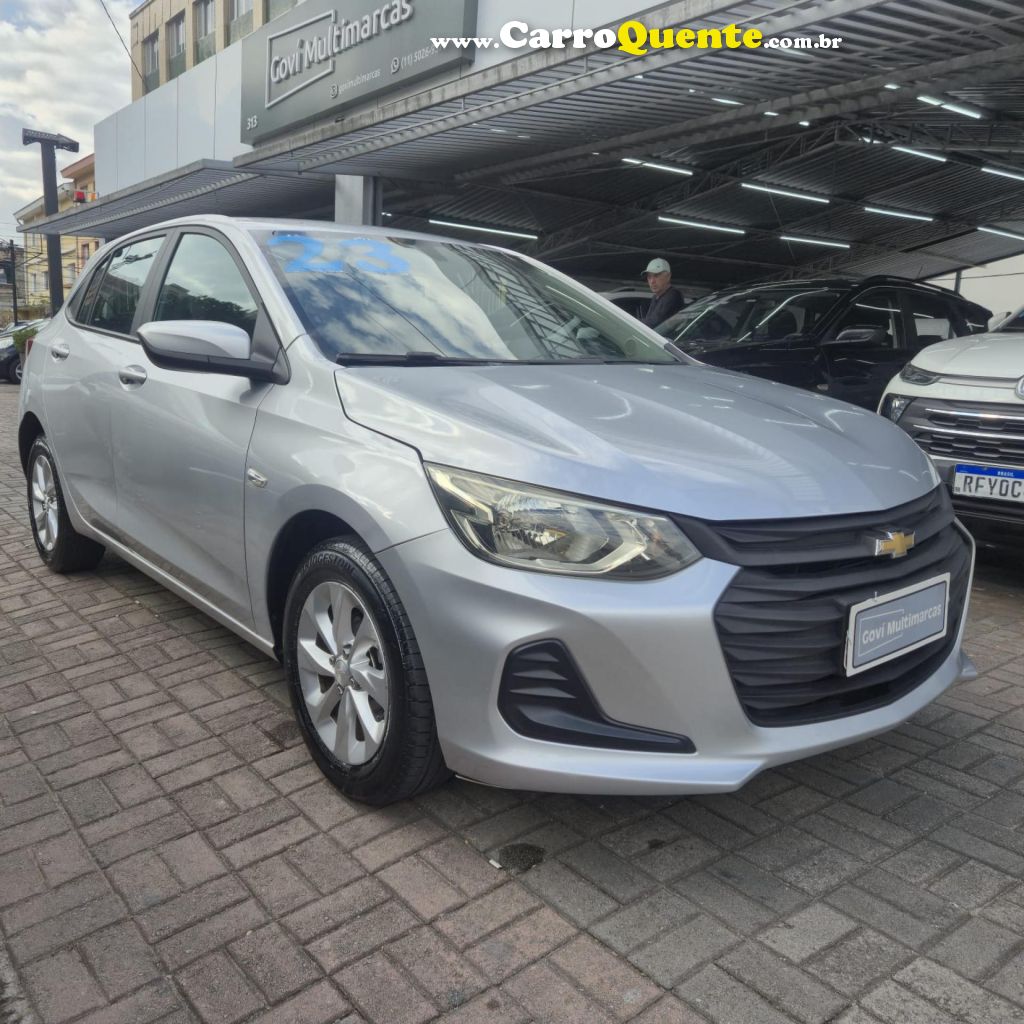 CHEVROLET   ONIX HATCH LT 1.0 12V FLEX 5P MEC.   PRATA 2023 1.0 FLEX - Loja