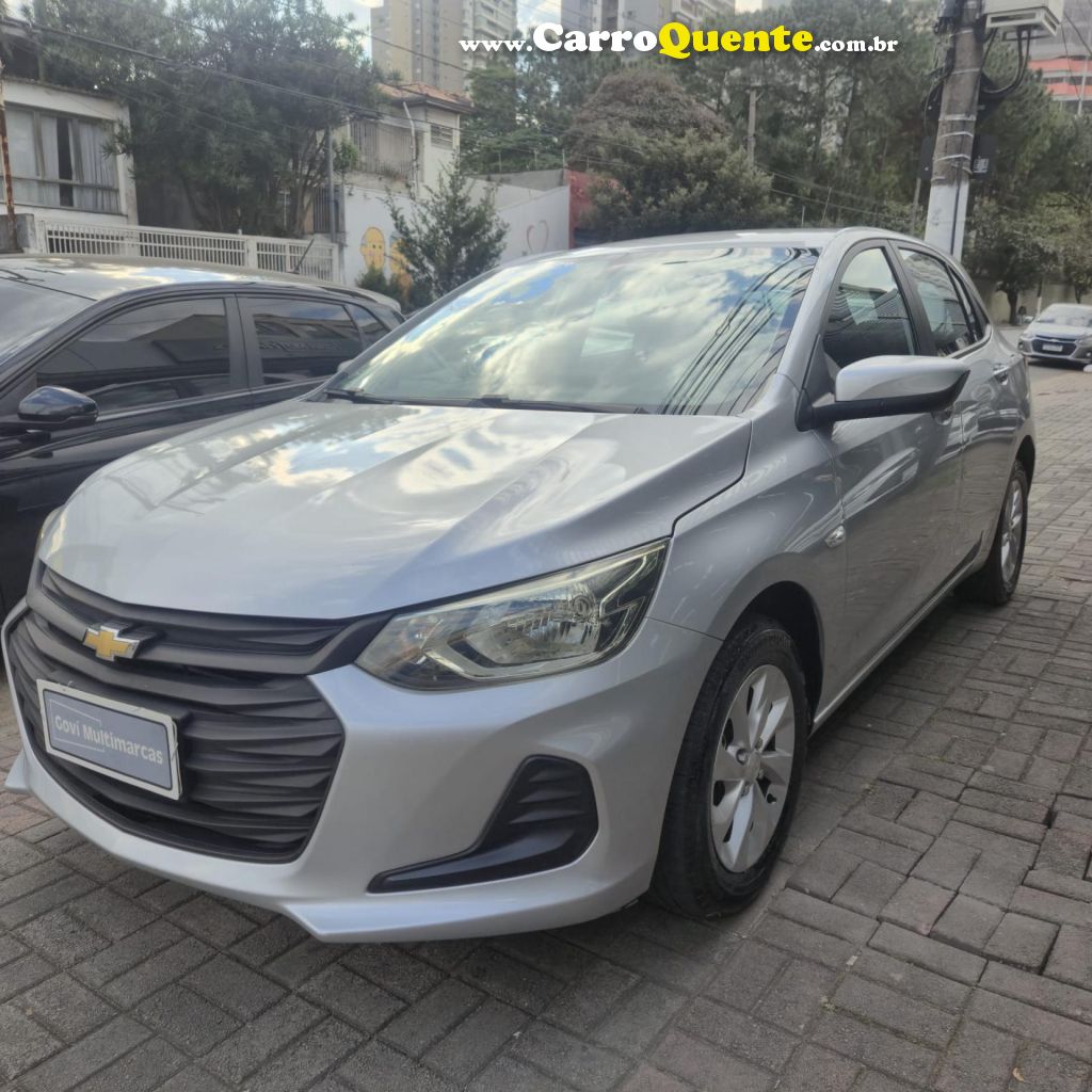 CHEVROLET   ONIX HATCH LT 1.0 12V FLEX 5P MEC.   PRATA 2023 1.0 FLEX - Loja