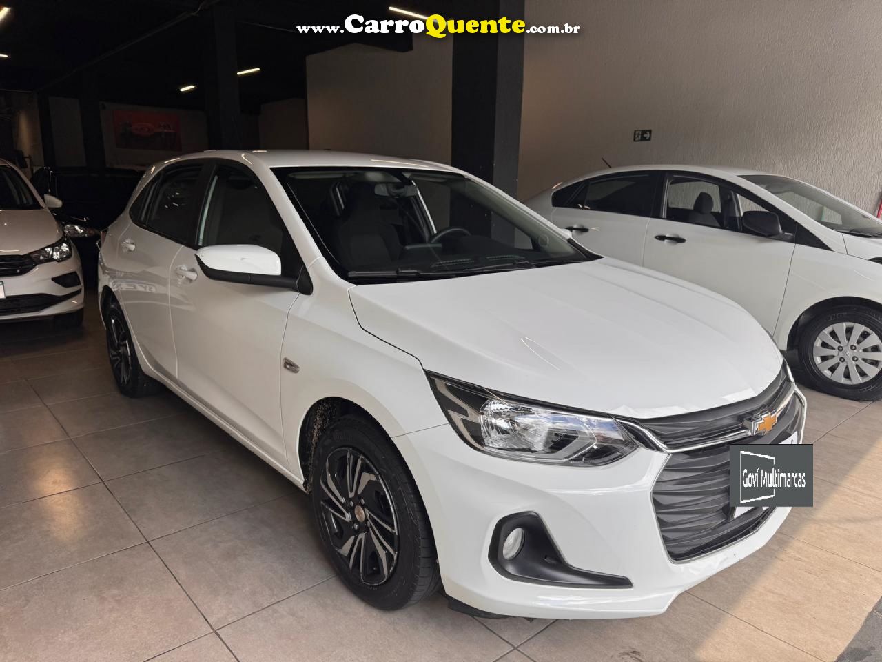 CHEVROLET   ONIX HATCH LT 1.0 8V FLEXPOWER 5P MEC.   BRANCO 2025 1.0 FLEX - Loja