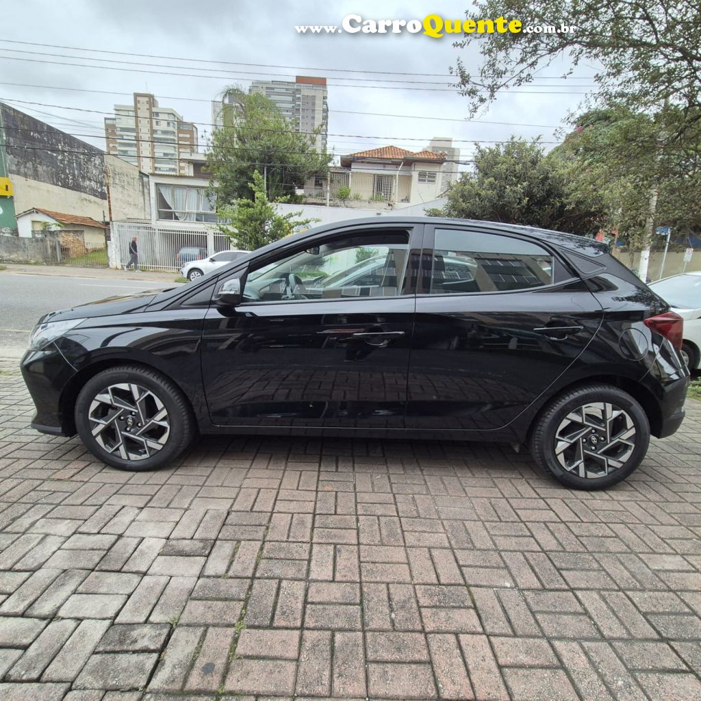 HYUNDAI   HB20 COMFORT 1.0 TB FLEX 12V AUT   PRETO 2024 1.0 FLEX - Loja