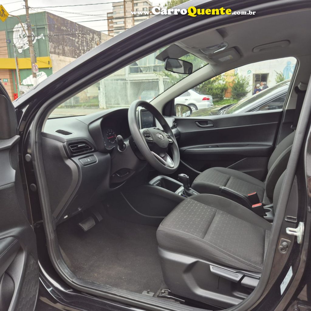 HYUNDAI   HB20 COMFORT 1.0 TB FLEX 12V AUT   PRETO 2024 1.0 FLEX - Loja