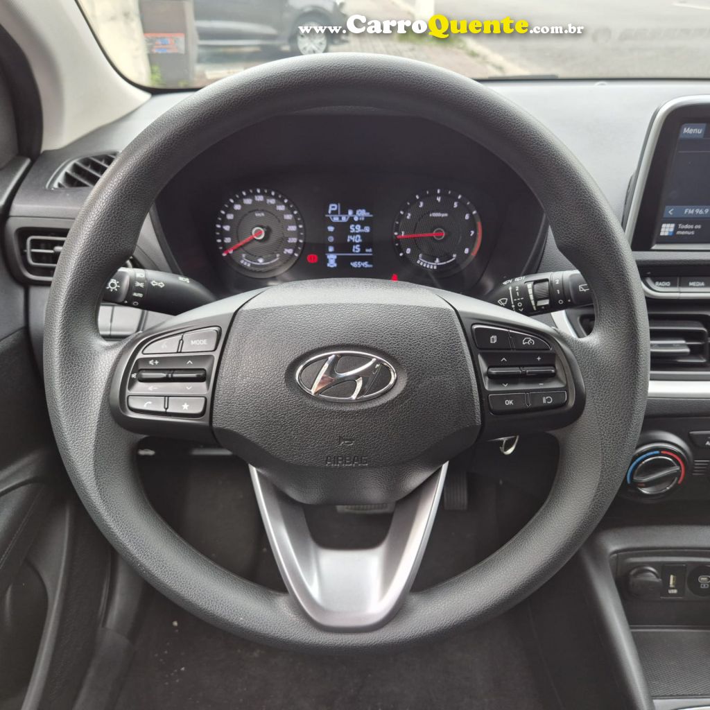HYUNDAI   HB20 COMFORT 1.0 TB FLEX 12V AUT   PRETO 2024 1.0 FLEX - Loja
