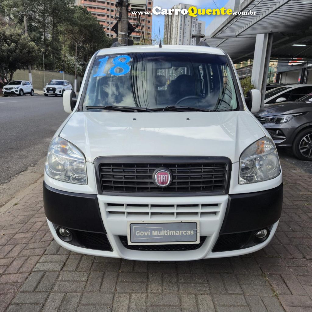 FIAT   DOBLO ESSENCE 1.8 FLEX 16V 5P   BRANCO 2018 1.8 FLEX - Loja