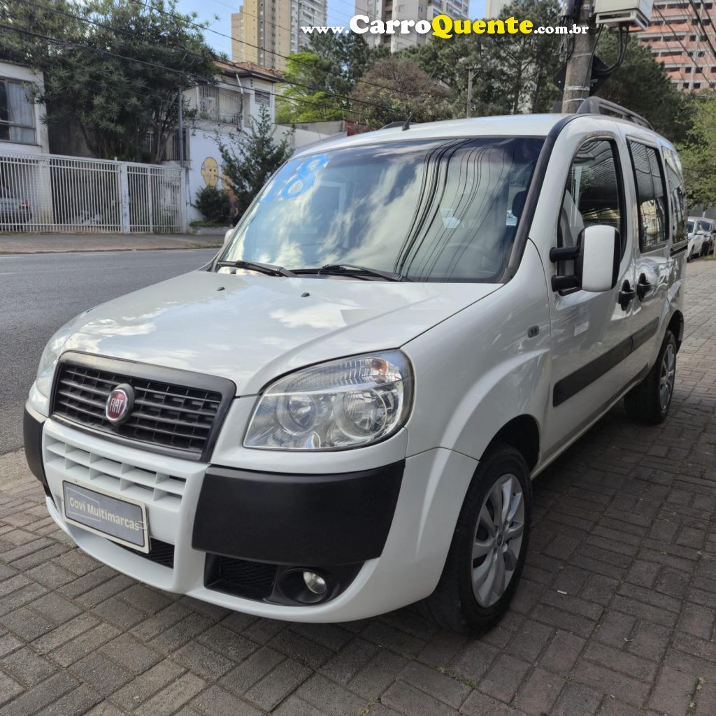 FIAT   DOBLO ESSENCE 1.8 FLEX 16V 5P   BRANCO 2018 1.8 FLEX - Loja
