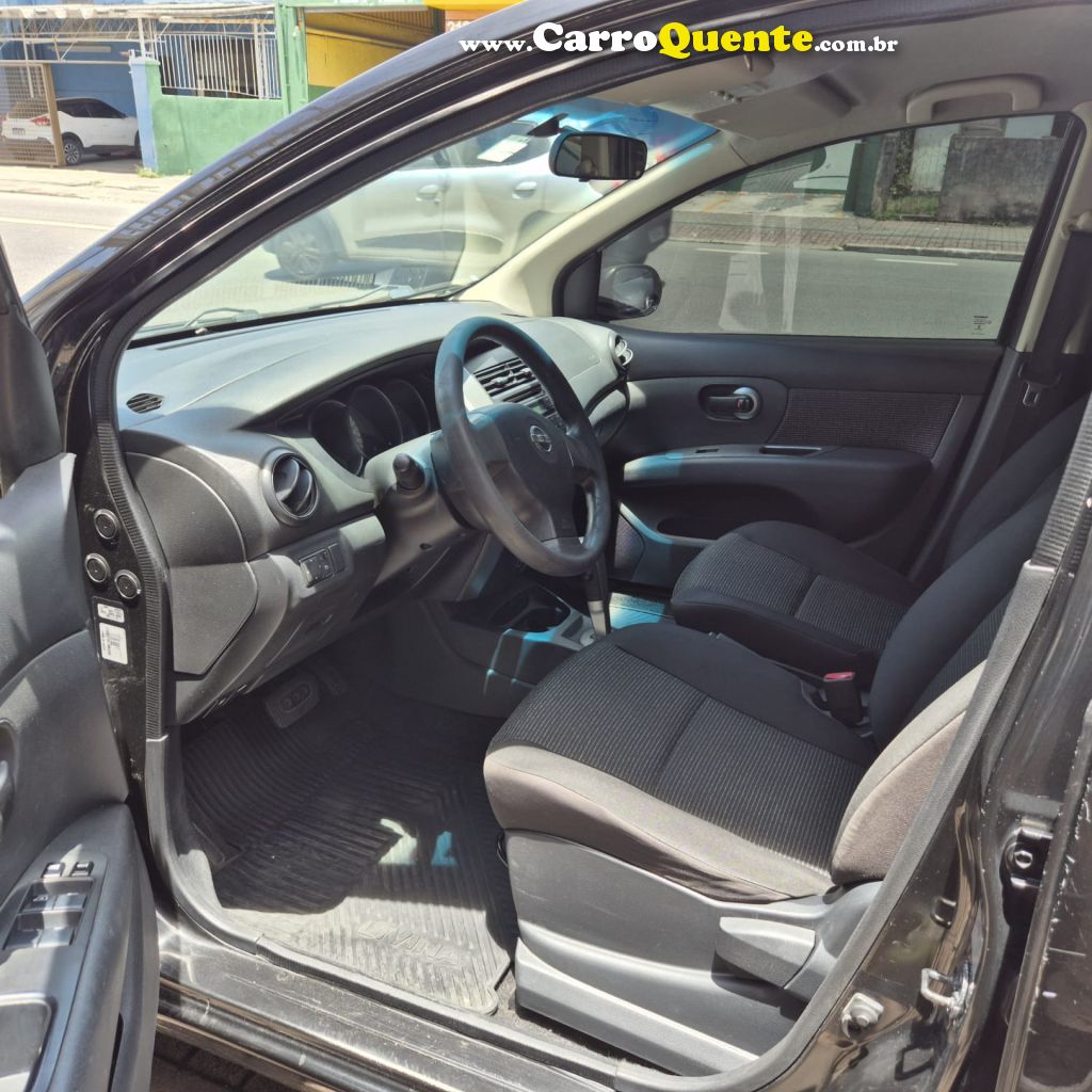 NISSAN   LIVINA S 1.8 16V FLEX FUEL AUT.   PRETO 2014 1.8 FLEX - Loja
