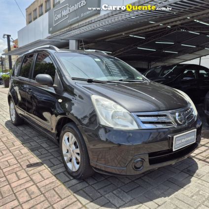 NISSAN   LIVINA S 1.8 16V FLEX FUEL AUT.   PRETO 2014 1.8 FLEX