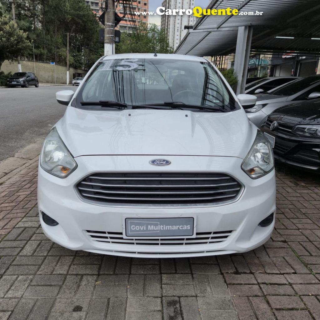 FORD   KA+ SEDAN 1.0 SESE PLUS TIVCT FLEX 4P   BRANCO 2015 1.0 FLEX - Loja