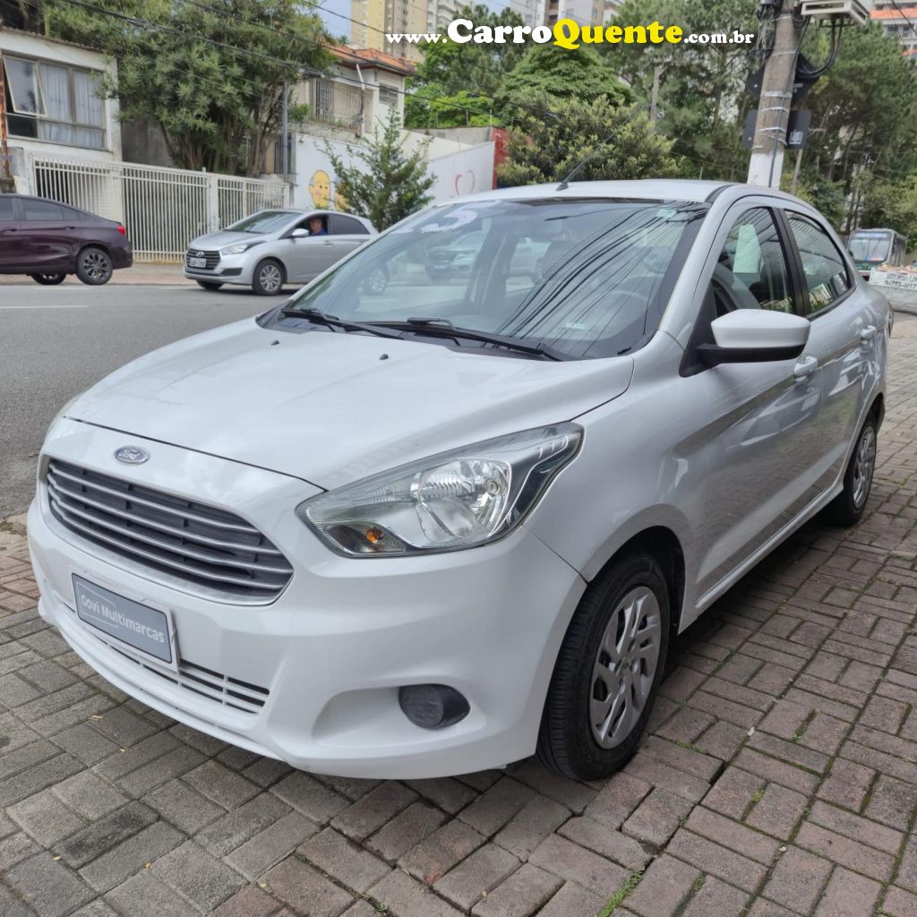 FORD   KA+ SEDAN 1.0 SESE PLUS TIVCT FLEX 4P   BRANCO 2015 1.0 FLEX - Loja