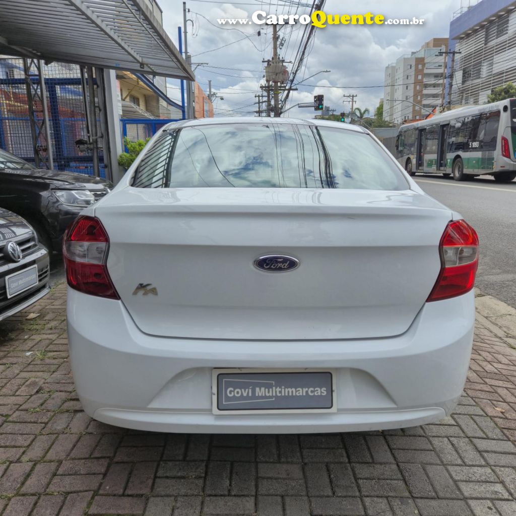 FORD   KA+ SEDAN 1.0 SESE PLUS TIVCT FLEX 4P   BRANCO 2015 1.0 FLEX - Loja