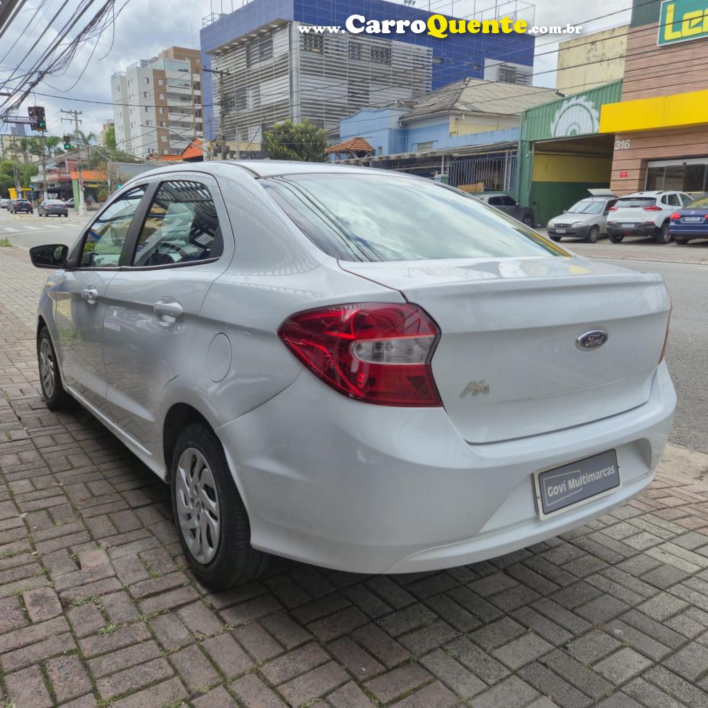FORD   KA+ SEDAN 1.0 SESE PLUS TIVCT FLEX 4P   BRANCO 2015 1.0 FLEX - Loja