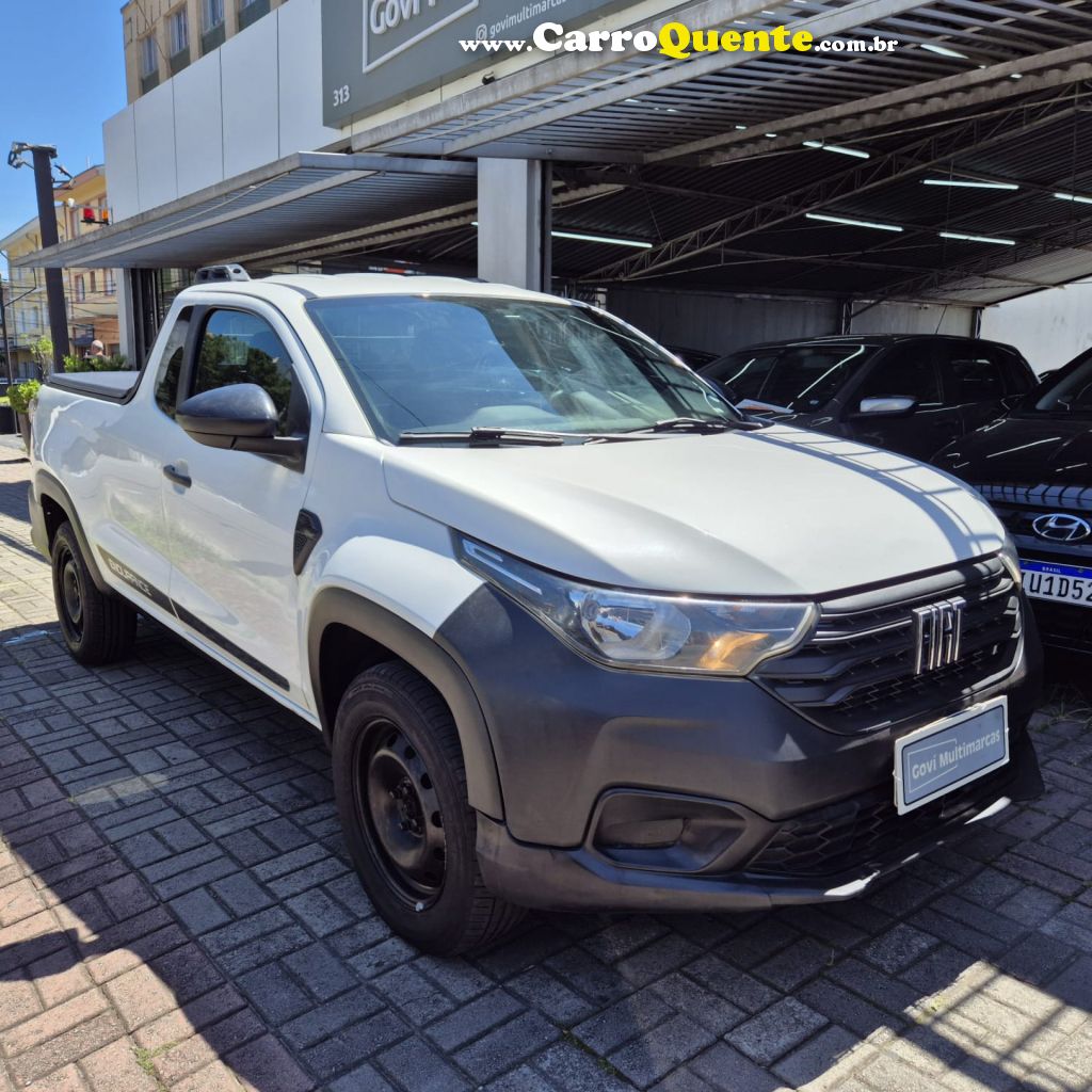 FIAT   STRADA ENDURANCE 1.4 FLEX 8V CS PLUS   BRANCO 2022 1.4 FLEX - Loja