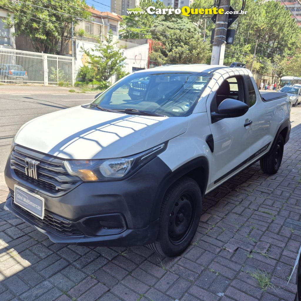 FIAT   STRADA ENDURANCE 1.4 FLEX 8V CS PLUS   BRANCO 2022 1.4 FLEX - Loja