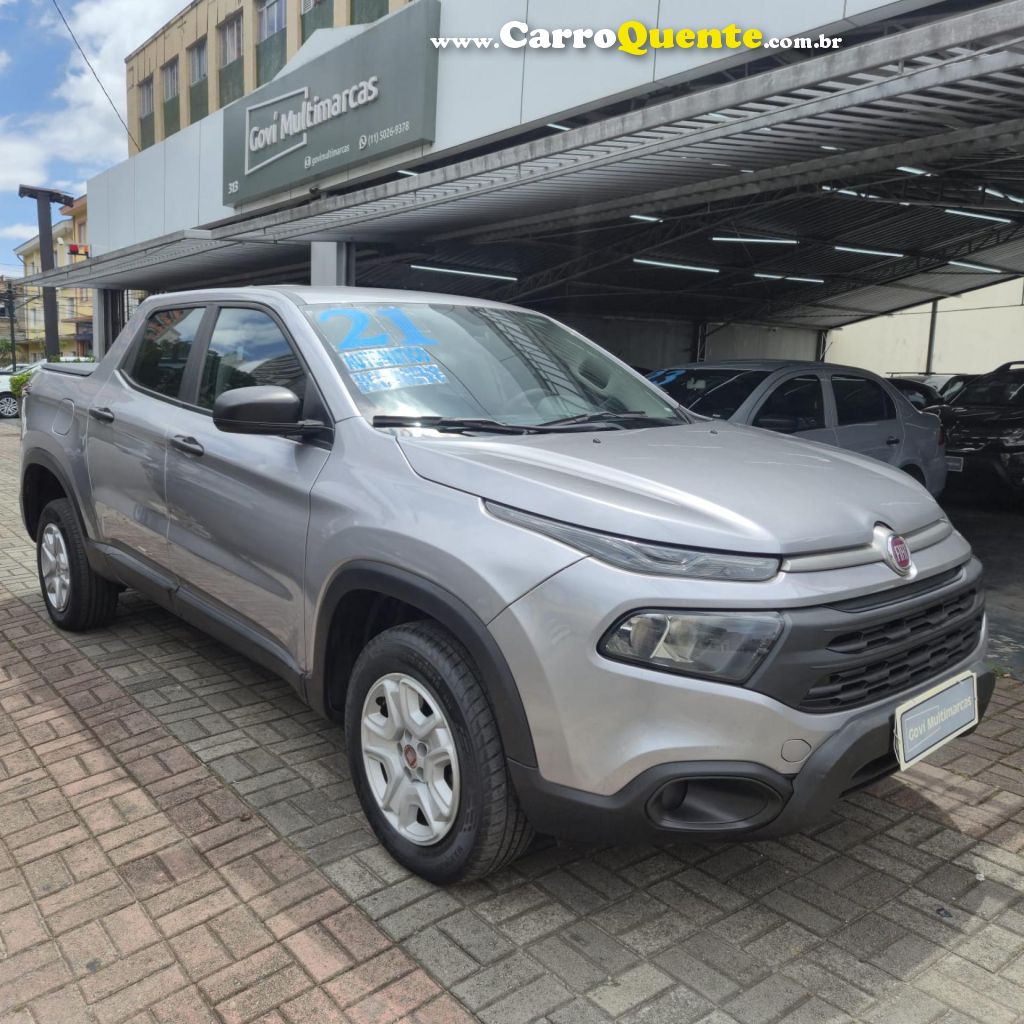 FIAT   TORO ENDURANCE 1.8 16V FLEX AUT.   PRATA 2021 1.8 FLEX - Loja