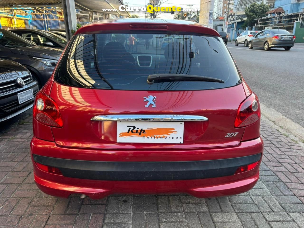 PEUGEOT   207 XR 1.4 FLEX 8V 5P   VERMELHO 2011 1.4 FLEX - Loja