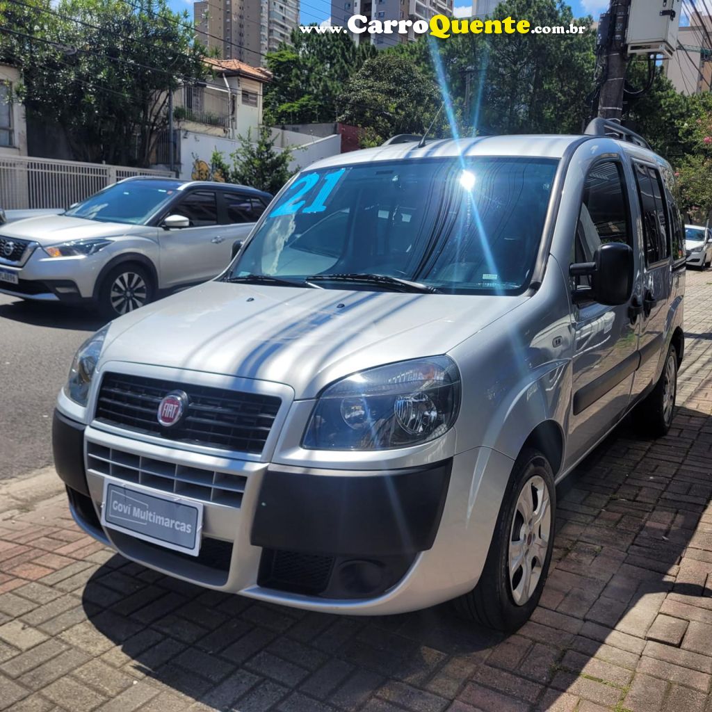 FIAT   DOBLO ESSENCE 1.8 FLEX 16V 5P   PRATA 2021 1.8 FLEX - Loja
