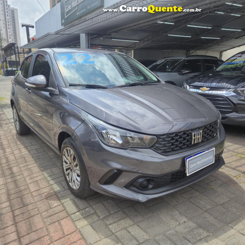 FIAT   ARGO 1.0 6V FLEX.   CINZA 2022 1.0 FLEX - Loja