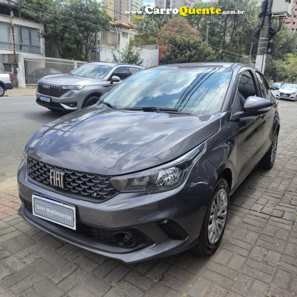 FIAT   ARGO 1.0 6V FLEX.   CINZA 2022 1.0 FLEX - Loja