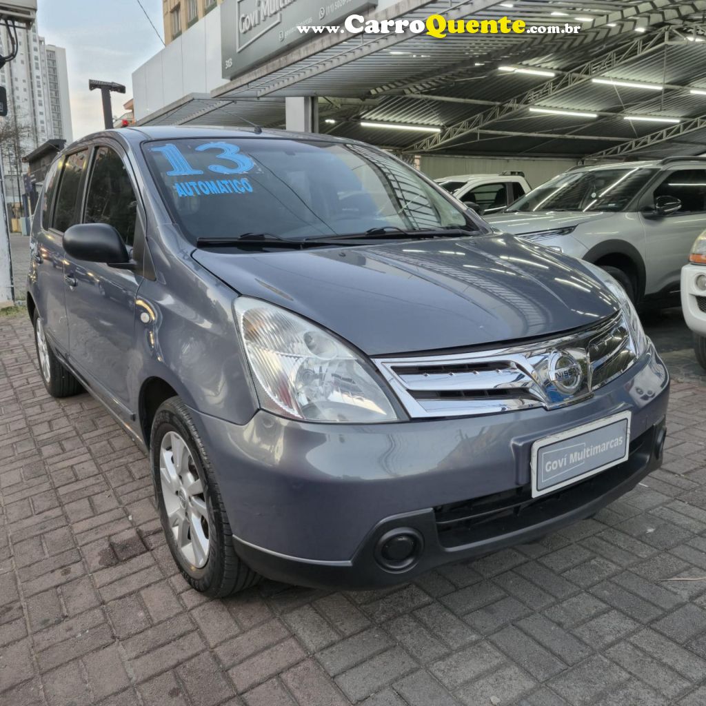 NISSAN   LIVINA S 1.8 16V FLEX FUEL AUT.   CINZA 2013 1.8 FLEX - Loja