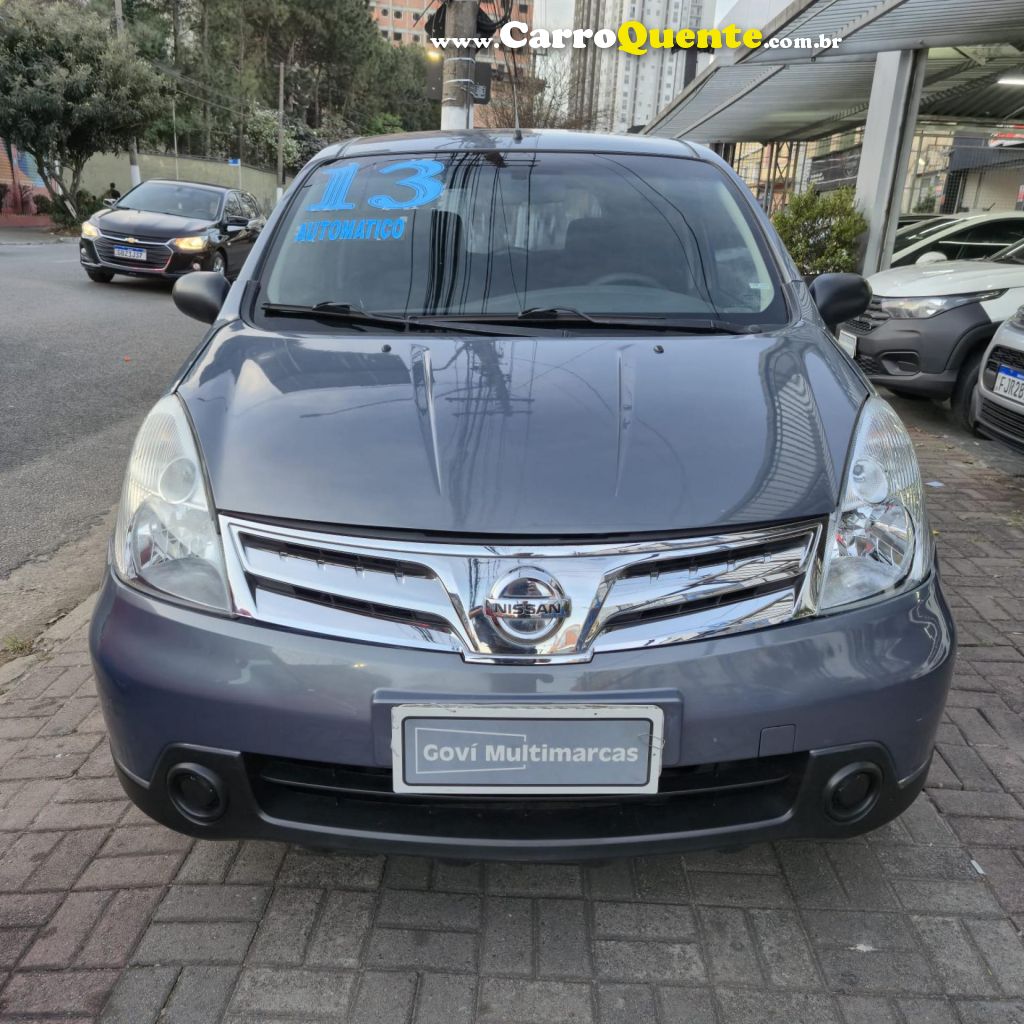 NISSAN   LIVINA S 1.8 16V FLEX FUEL AUT.   CINZA 2013 1.8 FLEX - Loja