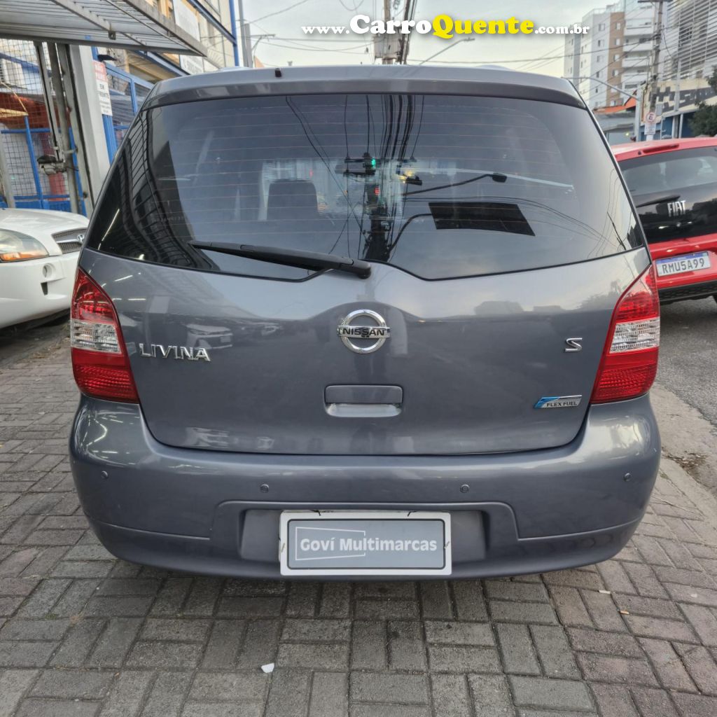 NISSAN   LIVINA S 1.8 16V FLEX FUEL AUT.   CINZA 2013 1.8 FLEX - Loja