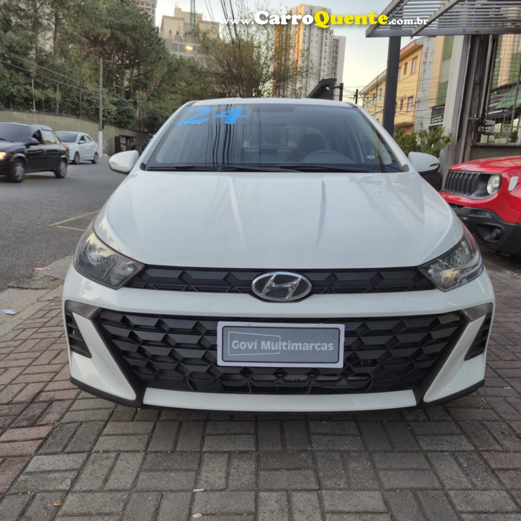 HYUNDAI   HB20S COMFORT 1.0  FLEX 12V MEC.   BRANCO 2024 1.0 FLEX - Loja