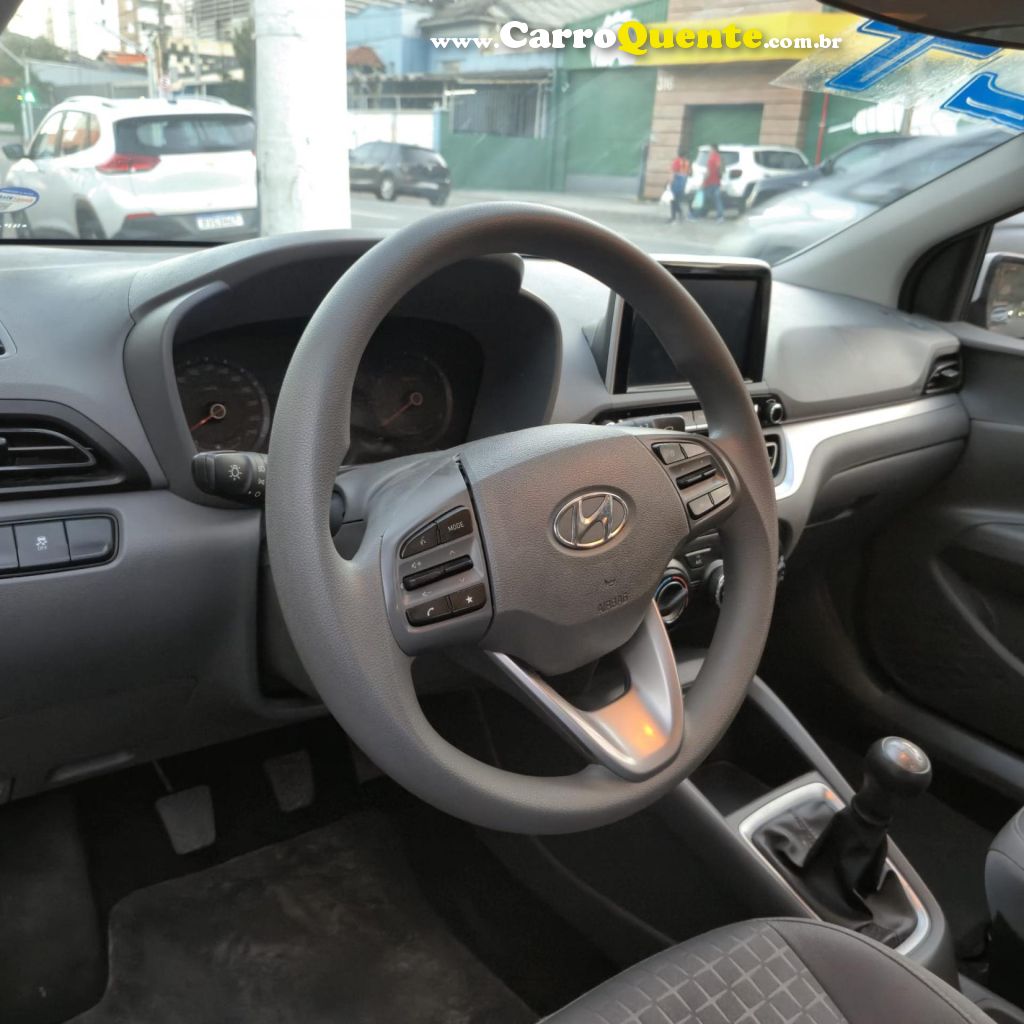 HYUNDAI   HB20S COMFORT 1.0  FLEX 12V MEC.   BRANCO 2024 1.0 FLEX - Loja