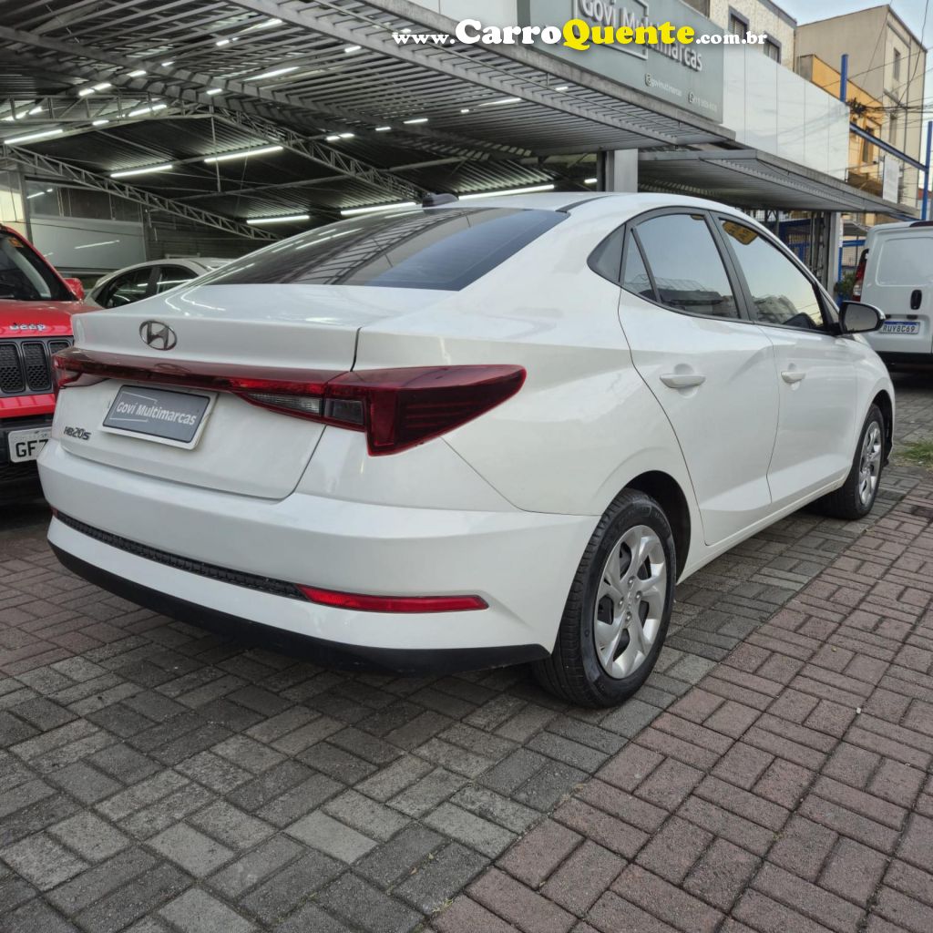 HYUNDAI   HB20S COMFORT 1.0  FLEX 12V MEC.   BRANCO 2024 1.0 FLEX - Loja