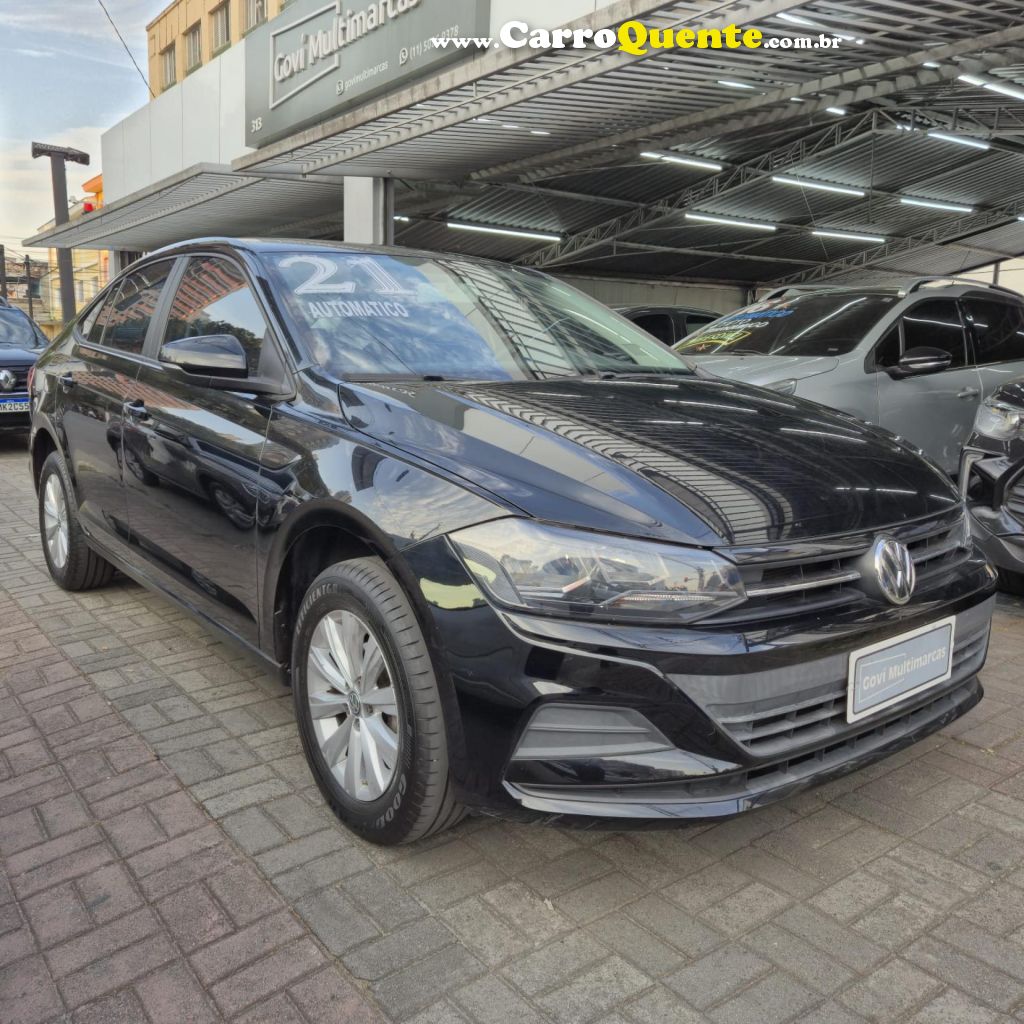 VOLKSWAGEN   VIRTUS 1.6 MSI FLEX 16V 4P AUT.   PRETO 2021 1.6 FLEX - Loja