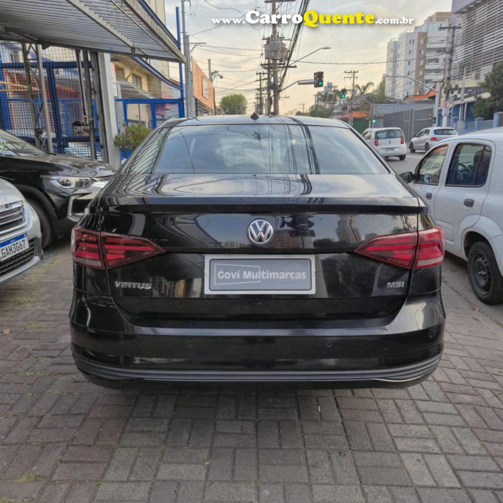 VOLKSWAGEN   VIRTUS 1.6 MSI FLEX 16V 4P AUT.   PRETO 2021 1.6 FLEX - Loja