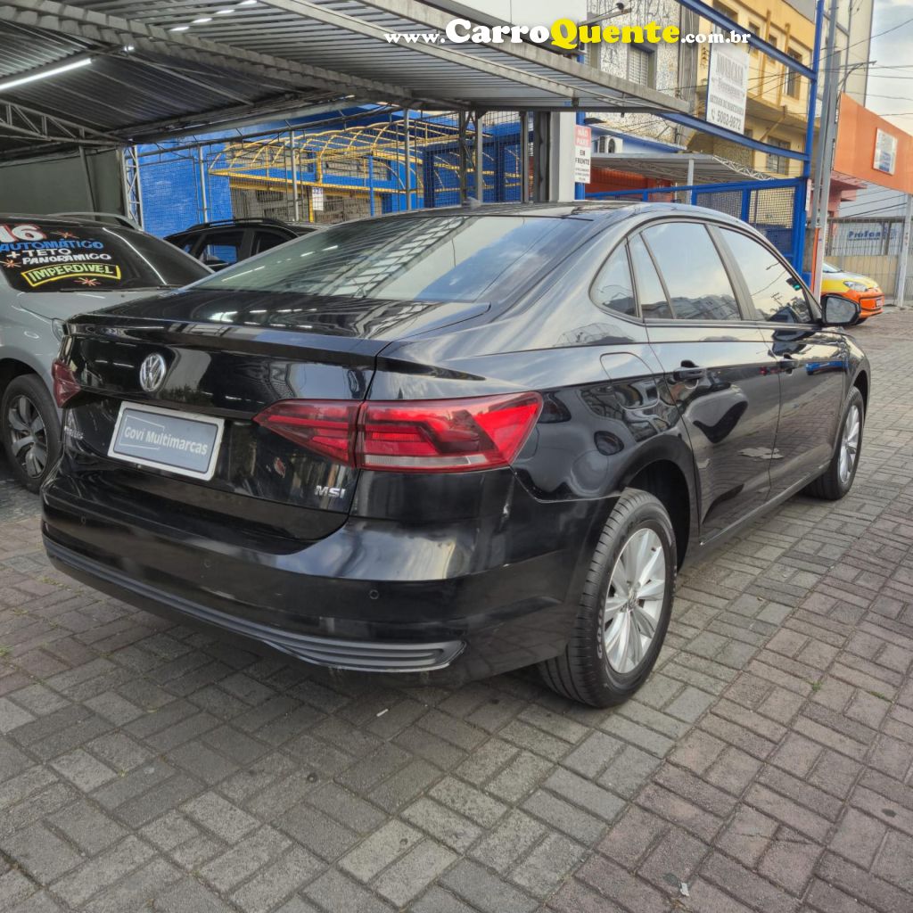 VOLKSWAGEN   VIRTUS 1.6 MSI FLEX 16V 4P AUT.   PRETO 2021 1.6 FLEX - Loja