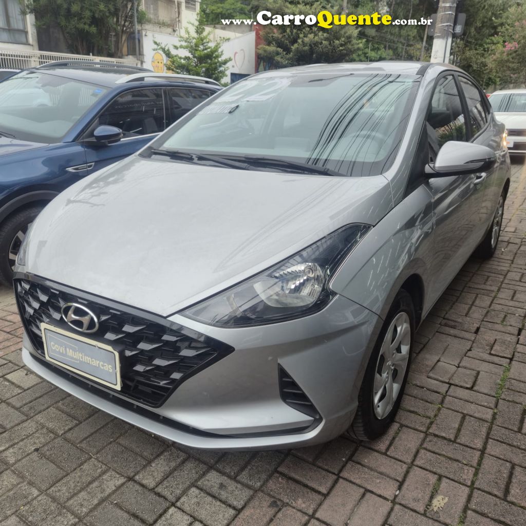 HYUNDAI   HB20S VISION 1.0 TB FLEX 12V AUT.   PRATA 2022 1.0 FLEX - Loja