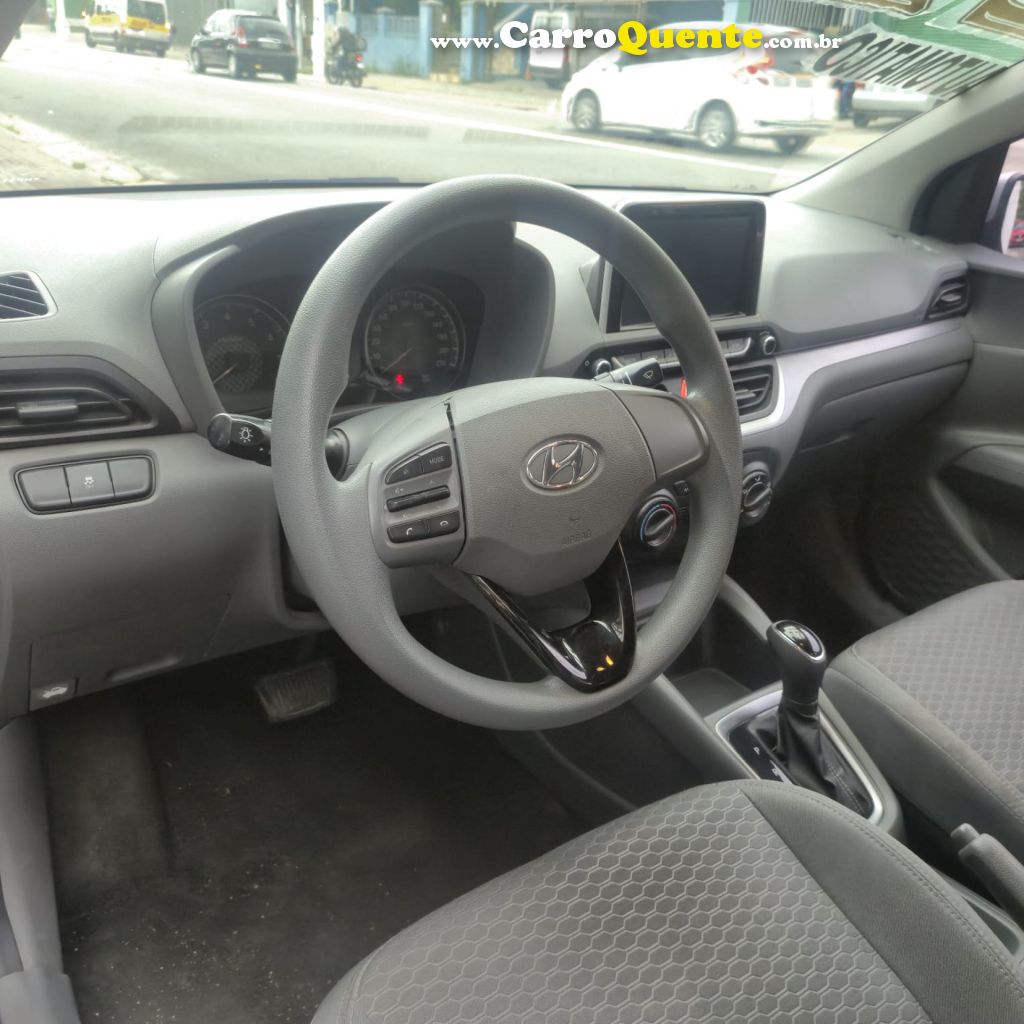 HYUNDAI   HB20S VISION 1.0 TB FLEX 12V AUT.   PRATA 2022 1.0 FLEX - Loja