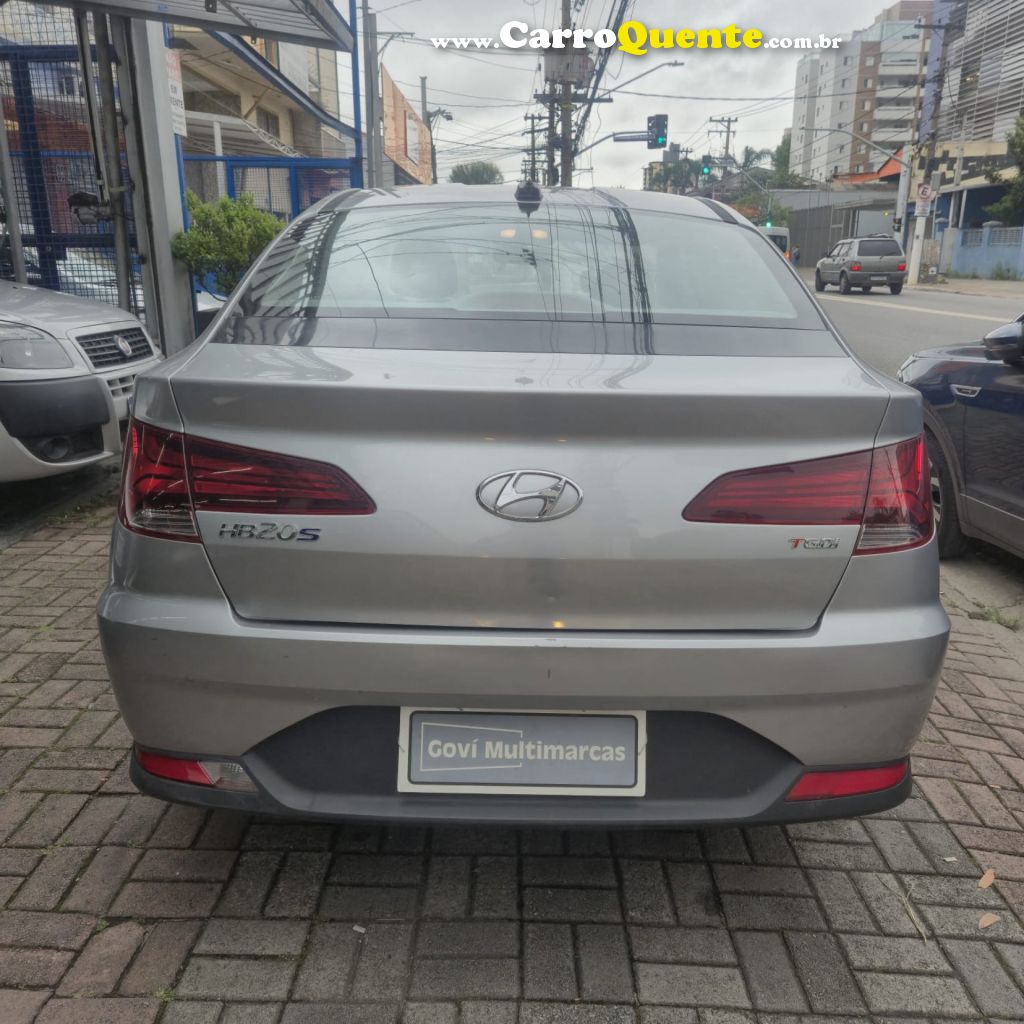 HYUNDAI   HB20S VISION 1.0 TB FLEX 12V AUT.   PRATA 2022 1.0 FLEX - Loja