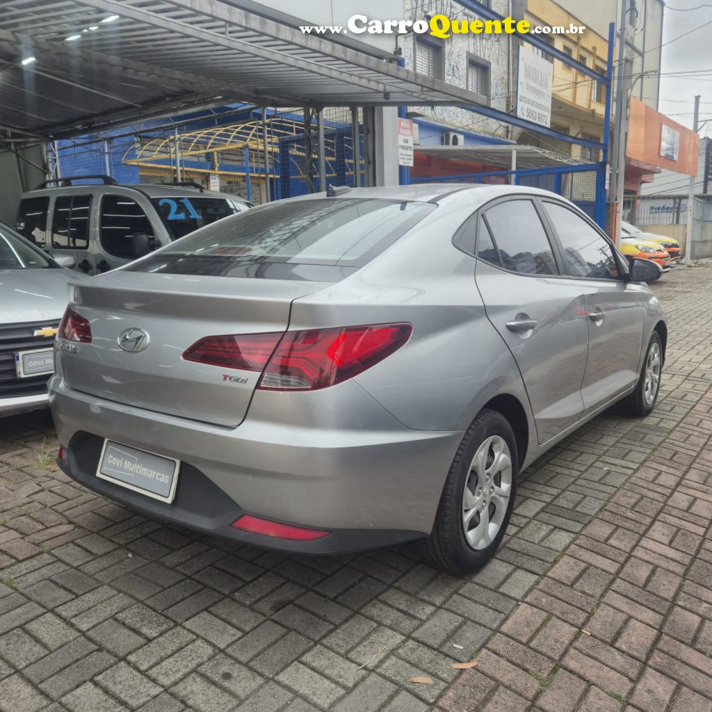 HYUNDAI   HB20S VISION 1.0 TB FLEX 12V AUT.   PRATA 2022 1.0 FLEX - Loja