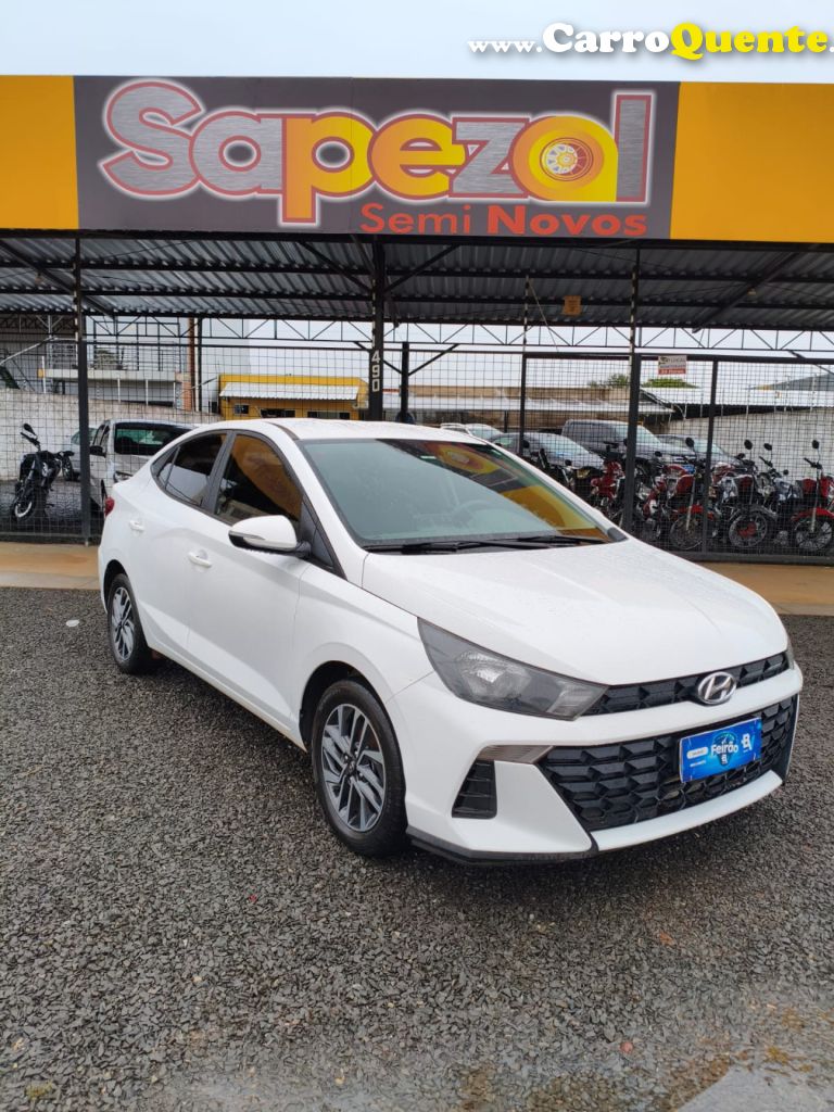 HYUNDAI   HB20S LIMITED 1.0  FLEX 12V MEC.   BRANCO 2023 1.0 FLEX - Loja