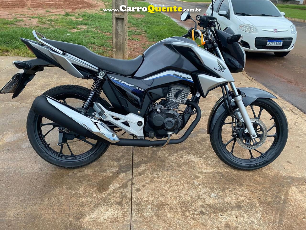 HONDA   CG 160 TITAN FLEXONEED.ESPECIAL 40 ANOS   CINZA 2022 160CC GASOLINA - Loja