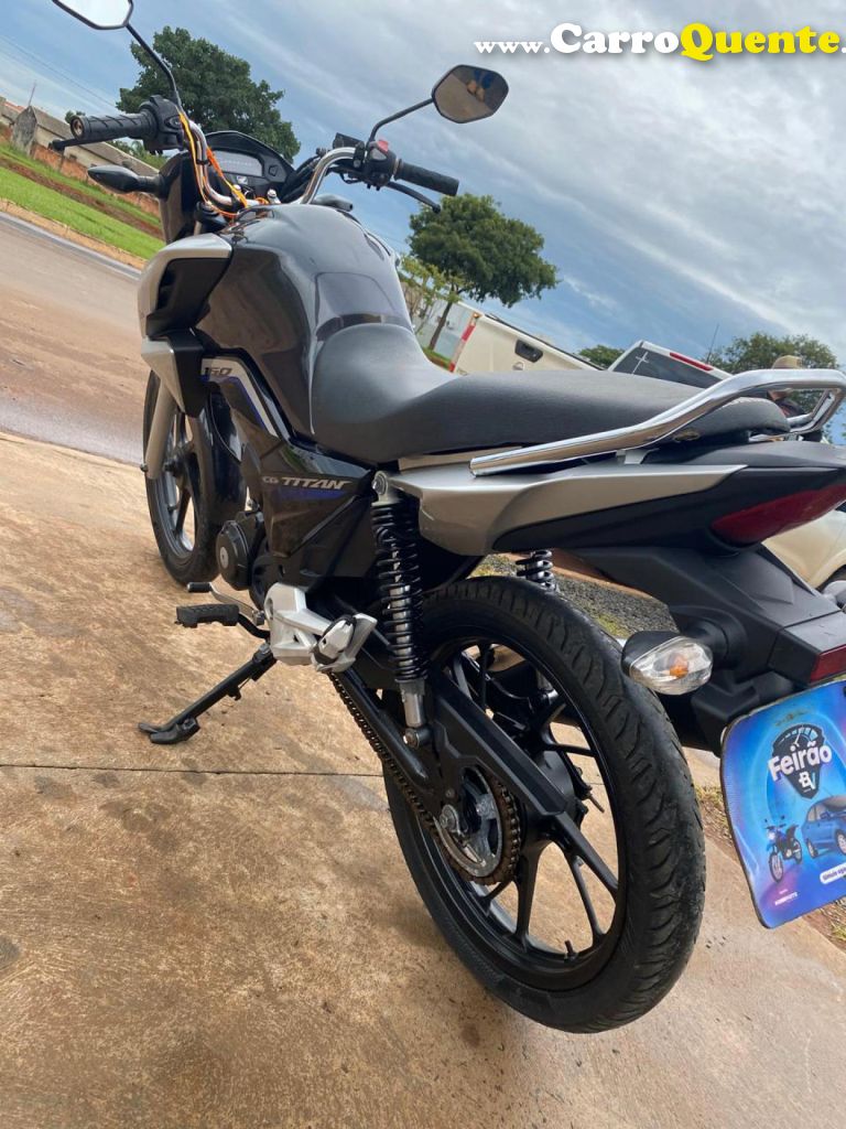 HONDA   CG 160 TITAN FLEXONEED.ESPECIAL 40 ANOS   CINZA 2022 160CC GASOLINA - Loja