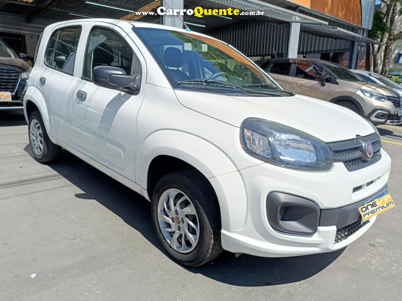 FIAT   UNO ATTRACTIVE 1.0 FIRE FLEX 8V 5P   BRANCO 2021 1.0 FLEX - Loja