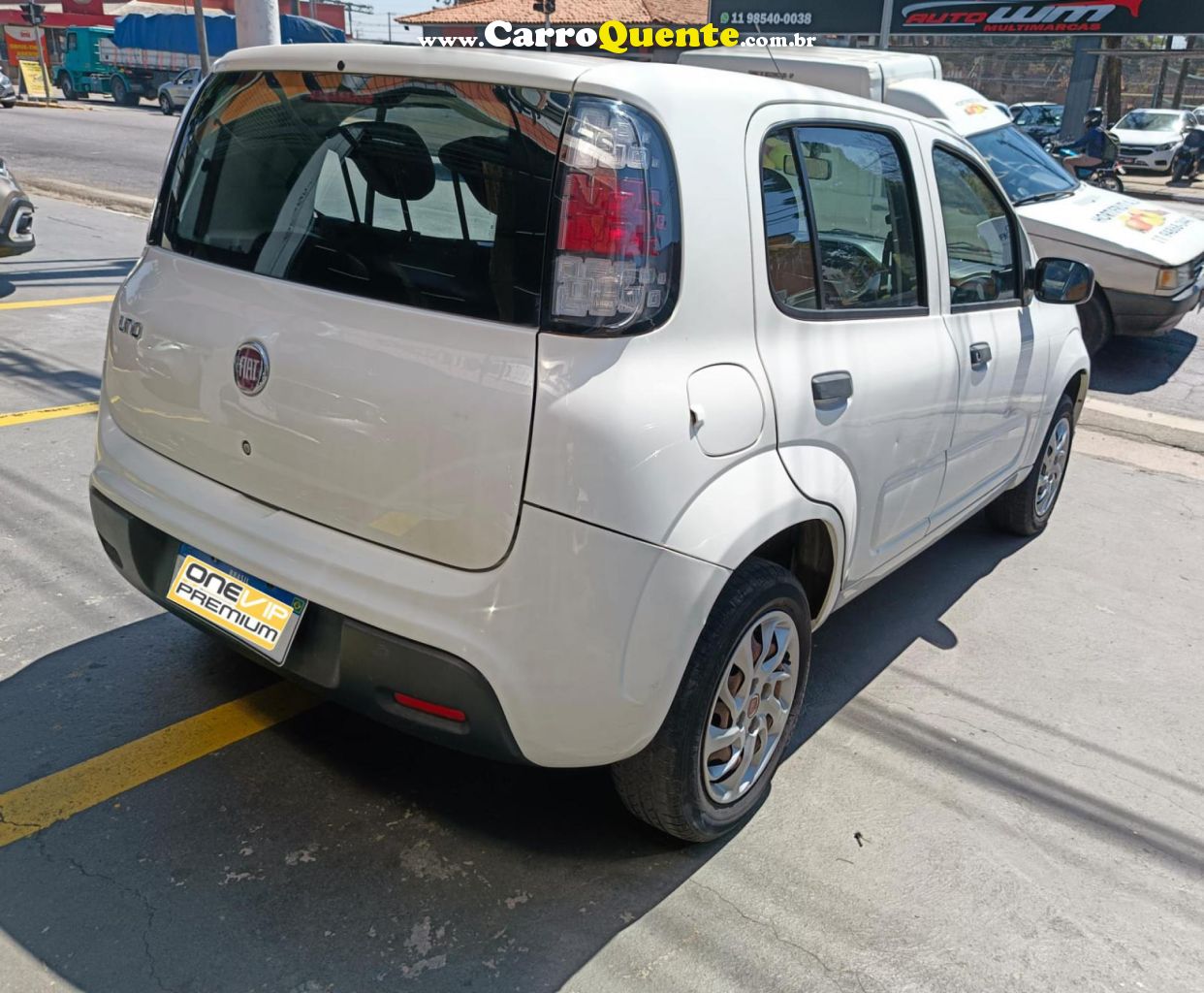 FIAT   UNO ATTRACTIVE 1.0 FIRE FLEX 8V 5P   BRANCO 2021 1.0 FLEX - Loja