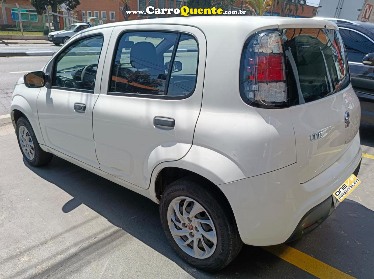 FIAT   UNO ATTRACTIVE 1.0 FIRE FLEX 8V 5P   BRANCO 2021 1.0 FLEX - Loja