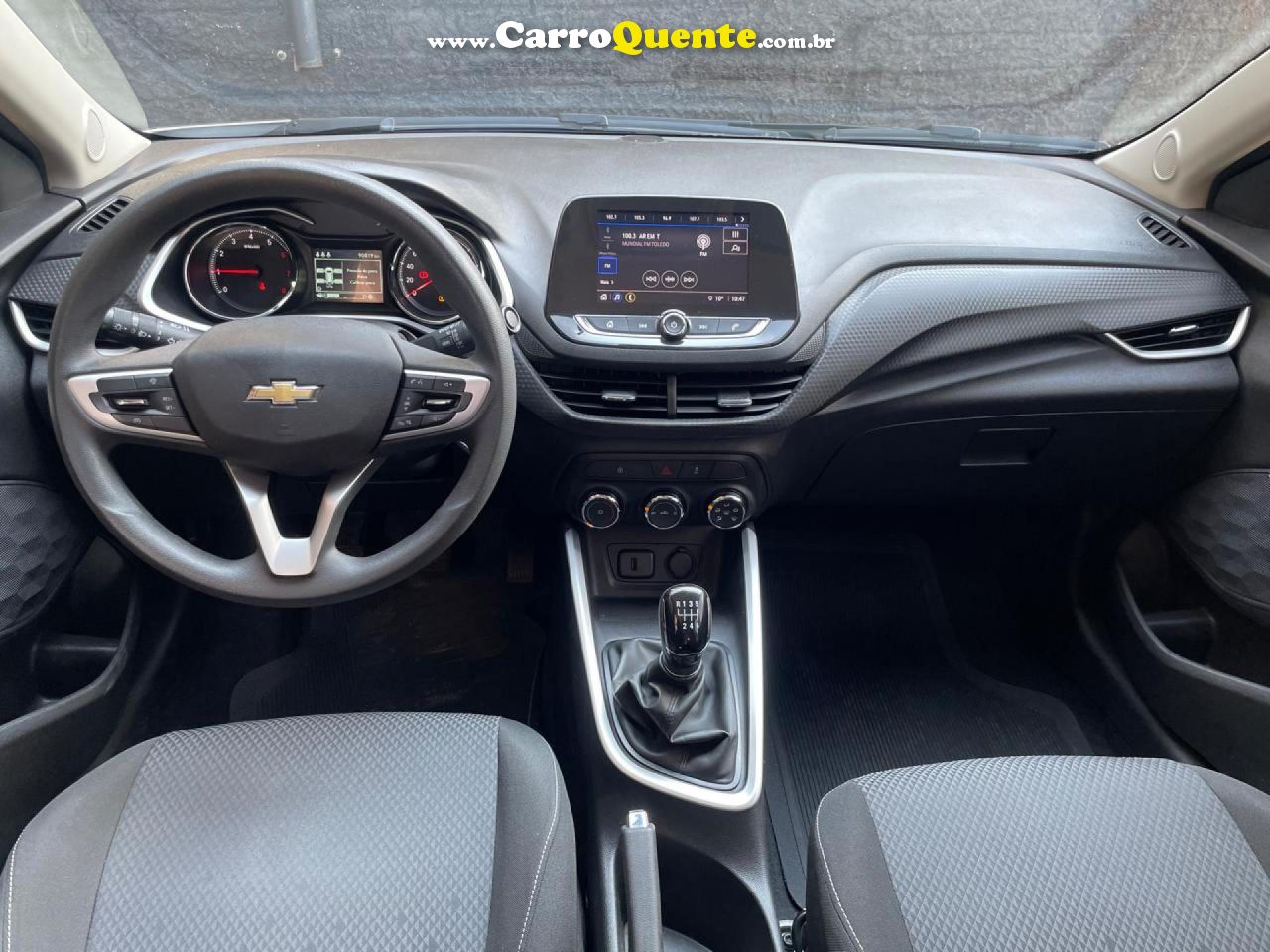 CHEVROLET   ONIX HATCH LT 1.0 12V TB FLEX 5P MEC.   BRANCO 2020 1.0 FLEX - Loja