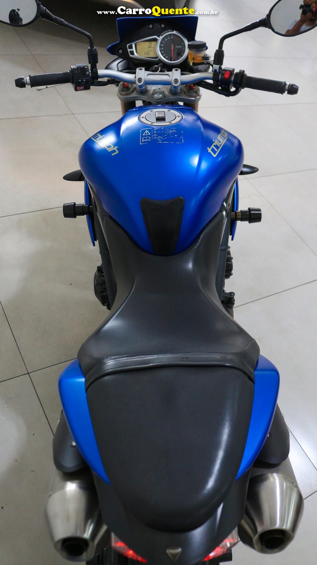 TRIUMPH   SPEED TRIPLE 1050I   AZUL 2014 1050 GASOLINA - Loja
