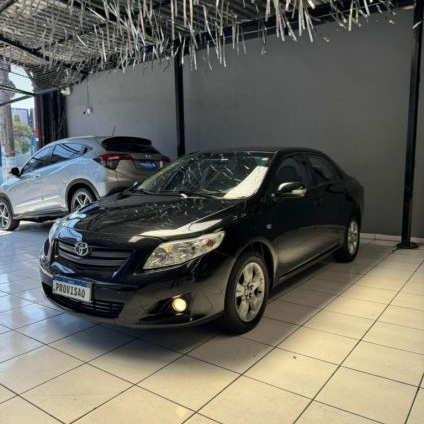 TOYOTA   COROLLA XEI 1.81.8 FLEX 16V AUT.   PRETO 2009 1.8 FLEX