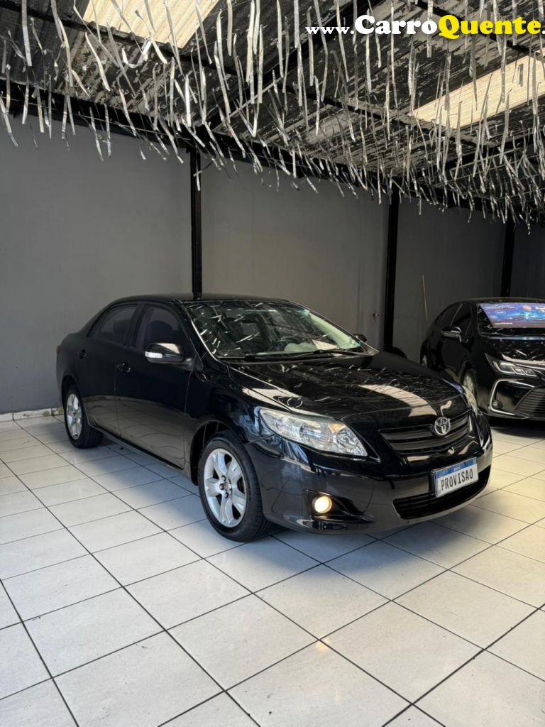 TOYOTA   COROLLA XEI 1.81.8 FLEX 16V AUT.   PRETO 2009 1.8 FLEX - Loja